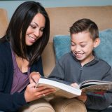 son-and-mother-reading